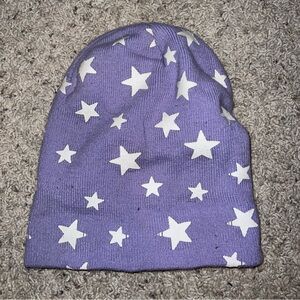 Light Purple w/ Star Design Beanie